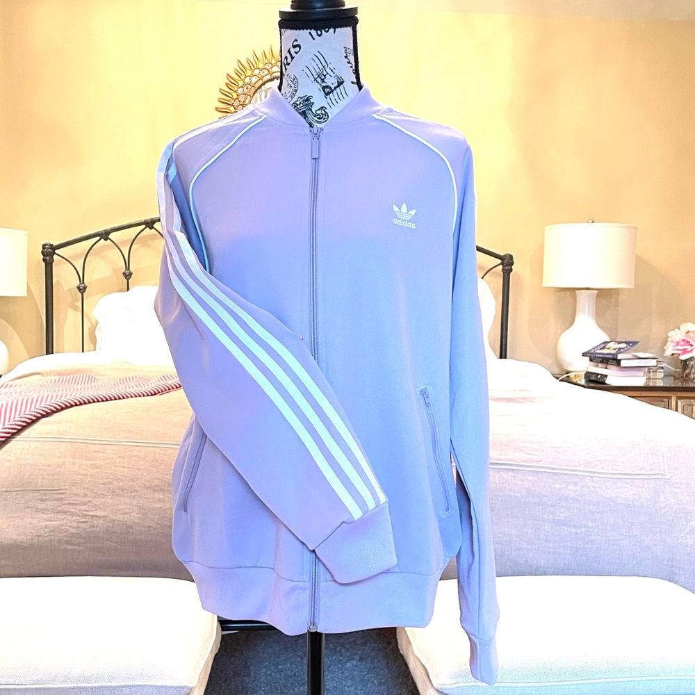 Adidas Woman's Track Jacket Lavender L
